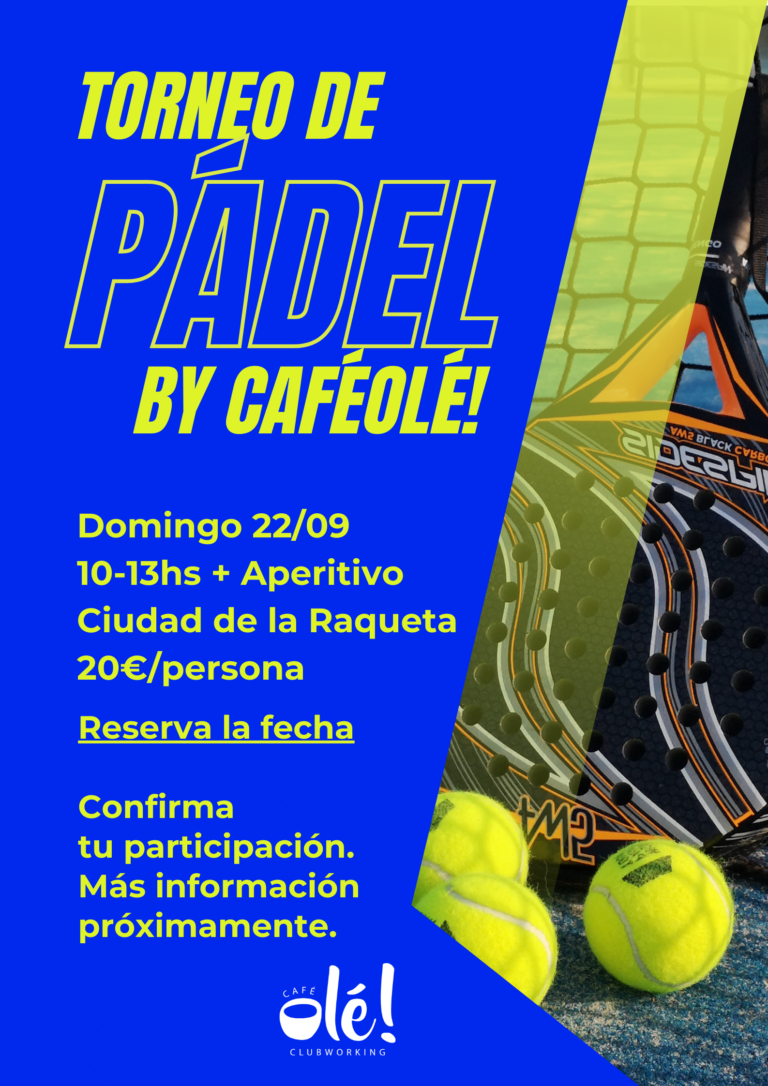 Torneo padel CaféOlé!